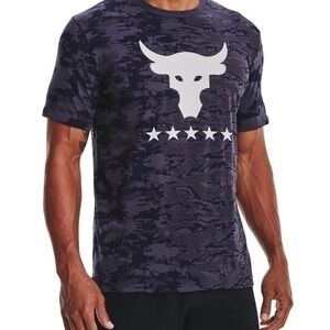 NWT Men’s Under Armour Project Rock Veterans Day Show  Camo T-Shirt Sizes